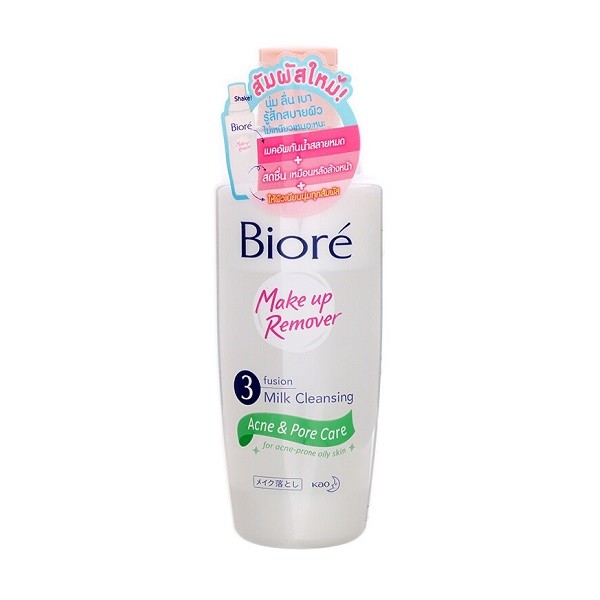 Sữa Tẩy Trang 3 Lớp Sạch Sâu Ngừa Mụn Bioré Make Up Remover Acne & Pore Care 300Ml