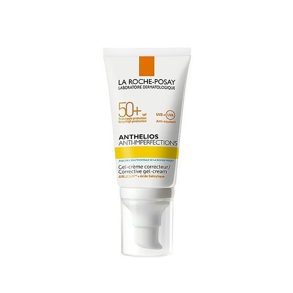 Kem Chống Nắng Dành Cho Da Bóng Dầu, Dễ Nổi Mụn La Roche - Posay Anthelios Anti - Imperfections Corrective Gel - Cream Spf 50+ Uvb + Uva 50Ml