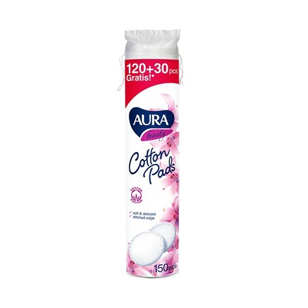 Bông Tẩy Trang Aura Beauty 150 Miếng