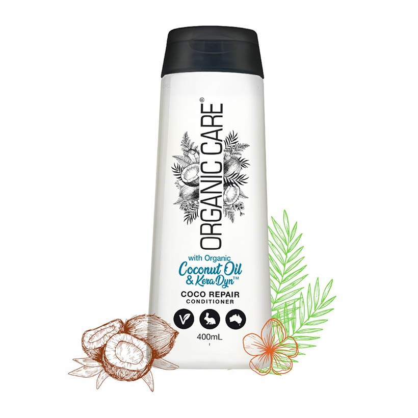 Dầu Xả Phục Hồi Hư Tổn Organic Care Coconut Oil 400Ml