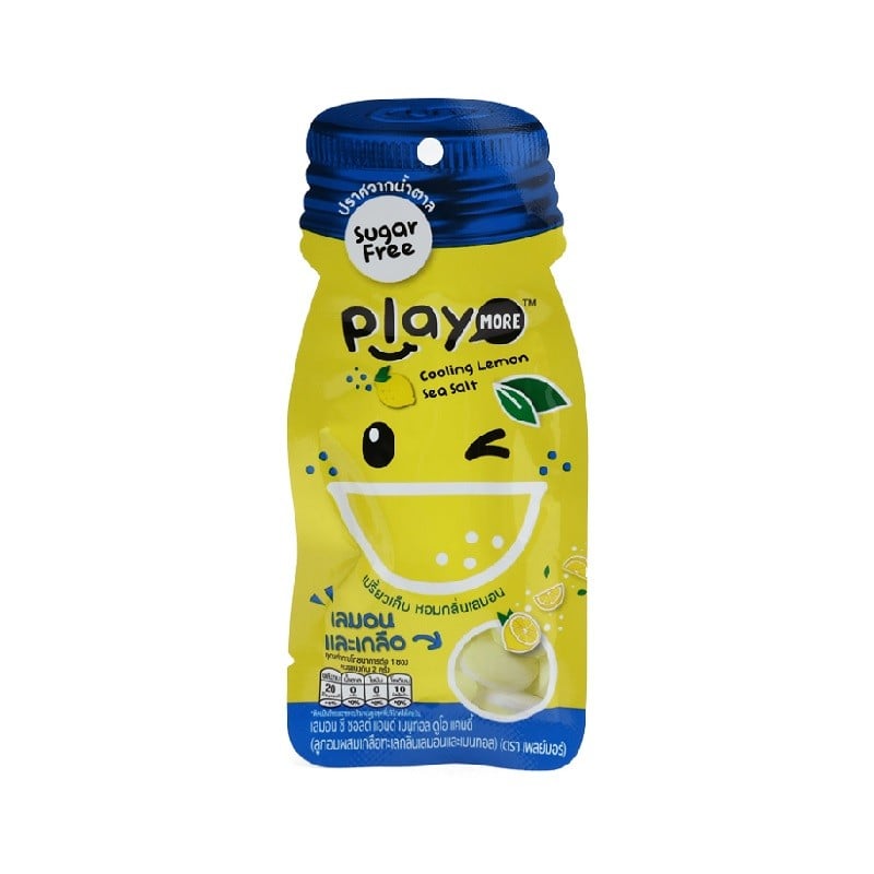 Kẹo The Vị Chanh Muối Playmore Gói 12G