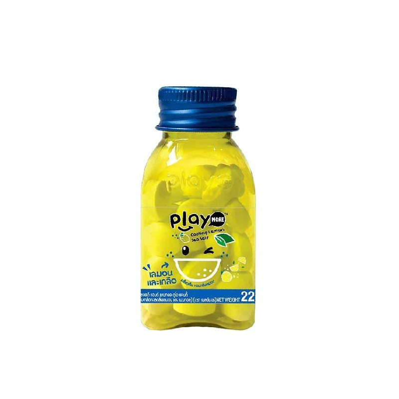 Kẹo The Vị Chanh Muối Playmore Hũ 22G