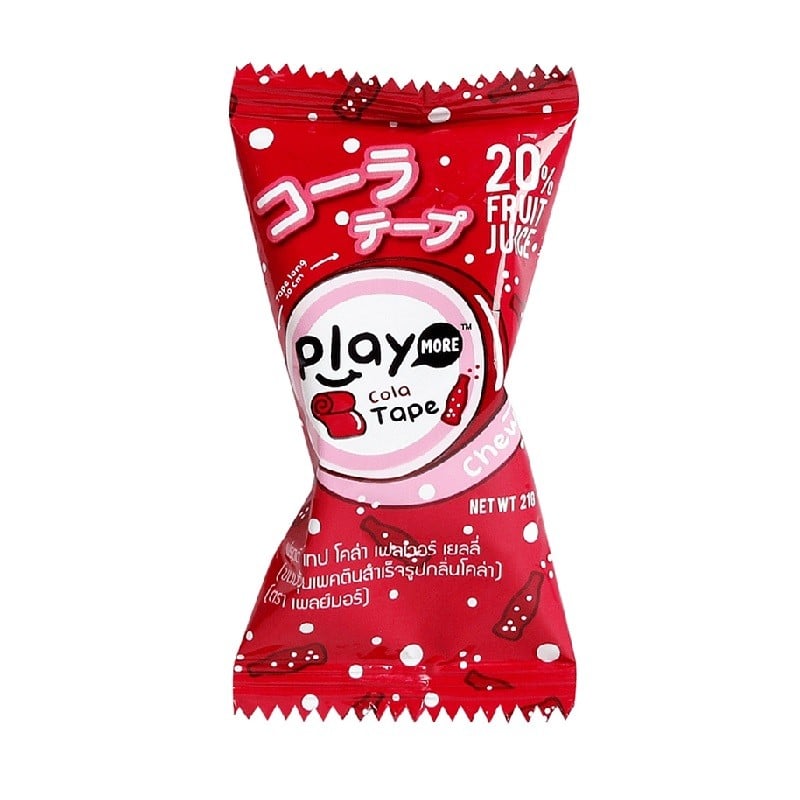 Kẹo Dẻo Cuộn Playmore Vị Cola 21G