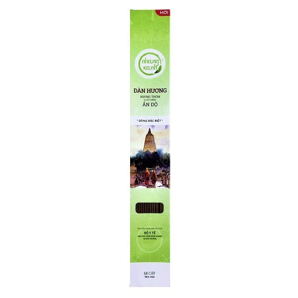 Nhang Xanh Đàn Hương Ấn Độ Hộp 40Cm 100G