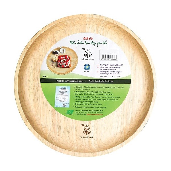 Đĩa Gỗ Đức Thành D265