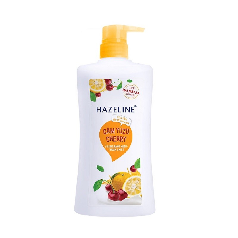 Sữa Tắm Hazeline Tẩy Tế Bào Chết Cam Cherry 670G