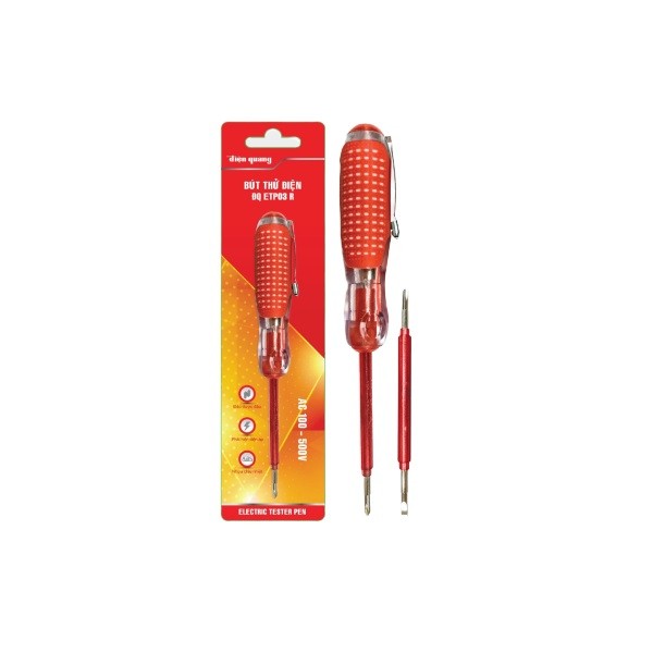 Bút Thử Điện Điện Quang Etp03 R 2 Đầu Vít 160Mm