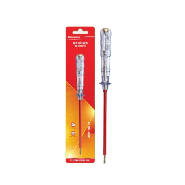 Bút Thử Điện Điện Quang Etp07 R Đầu Vít Dẹp 215Mm