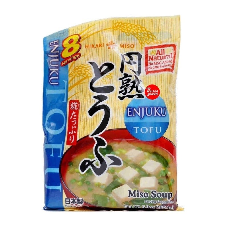 Súp Miso Đậu Hủ Ăn Liền Hikari Miso Enjuku 150, 4G