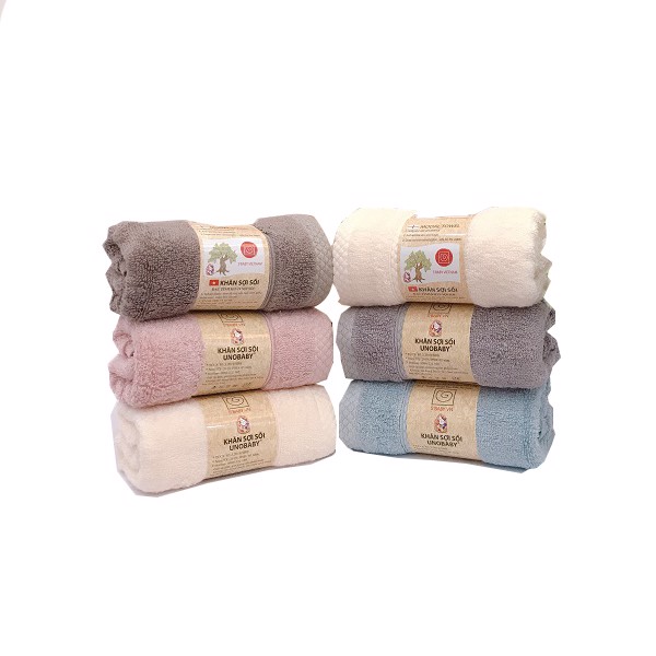 Khăn Mặt Sợi Sồi Unobaby/02 28X50Cm 70G