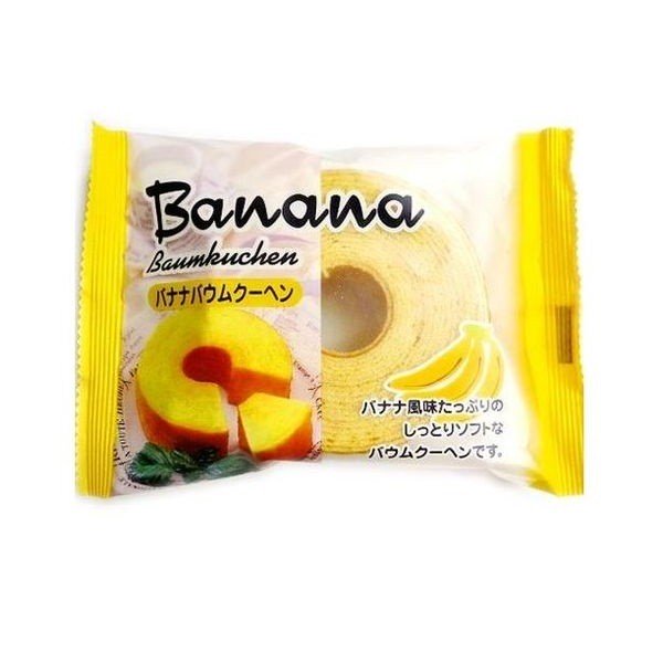 Bánh Vị Chuối Taiyo Banana Baumkuchen 80G C30