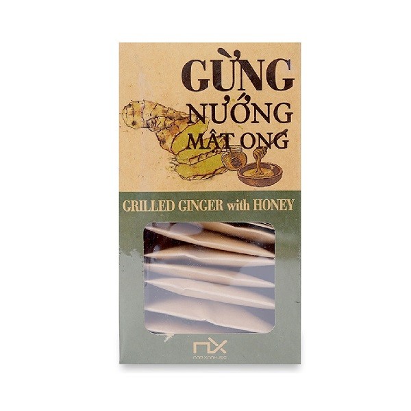 Gừng Nướng Mật Ong Nam Xanh 80G