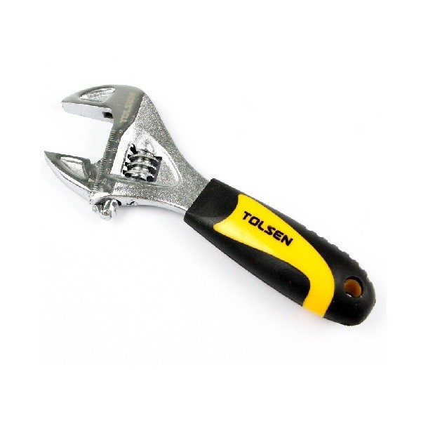 Mỏ Lết Mini Thép Crv 6.5" 165Mm Tolsen 15280