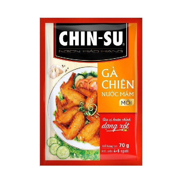 Xốt Gia Vị Hoàn Chỉnh Chinsu Gà Chiên Nước Mắm 70G
