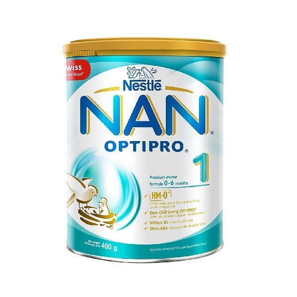 Sữa Bột Nestlé Nan Optipro 1 Hmo Dành Cho Bé Từ 0 - 6 Tháng Lon 400G