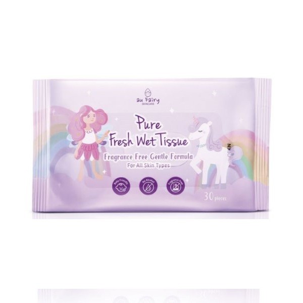 Khăn Ướt Dưỡng Da Au Fairy Không Mùi 30 Tờ