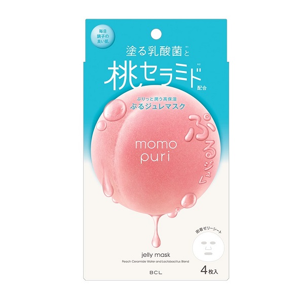 Mặt Nạ Giấy Momopuri Jelly Mask Hộp 4 Miếng