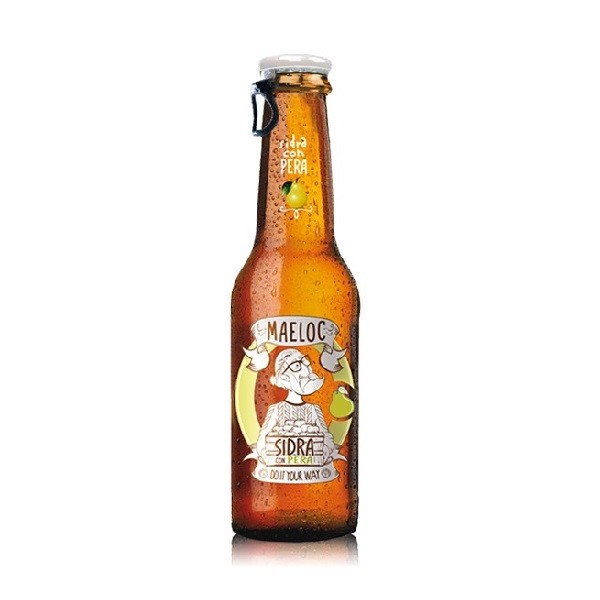 Nước Trái Cây Táo Vị Lê Maeloc Fresa 4% Vol Chai 330Ml