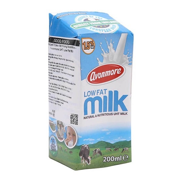 Thùng 24 Sữa Tươi Tiệt Trùng Ít Béo Avonmore 200Ml