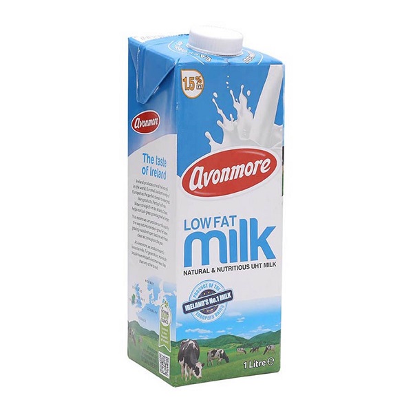 Thùng 12 Sữa Tươi Tiệt Trùng Ít Béo Avonmore 1L
