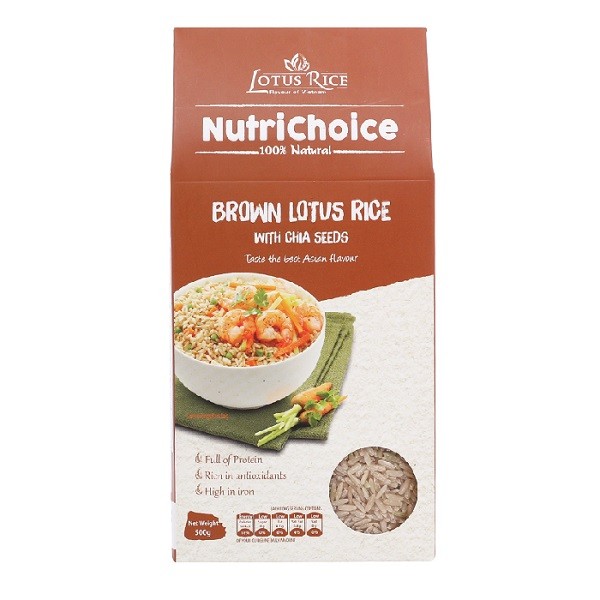 Gạo Lứt Nutrichoice Jasmine & Hạt Chia 500G
