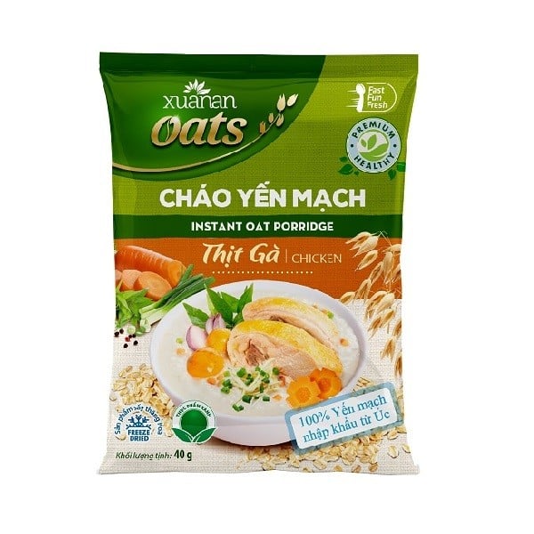 Cháo Yên Mạch Xuân An Thịt Gà 40G