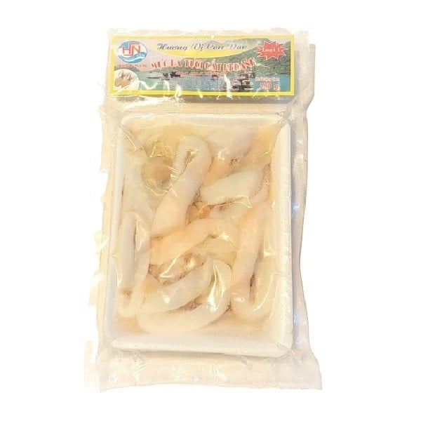 Mực Lá Tươi Cắt Khoanh Loại 1 Hồng Nam 250G