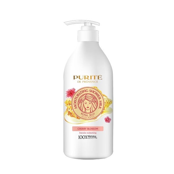 Sữa Tắm Purite Sữa Ong Chúa Và Hoa Anh Đào 850Ml
