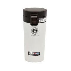 Bình Cafe Style Asvel Có Khóa Trắng Sữa 370ml - AeonEshop