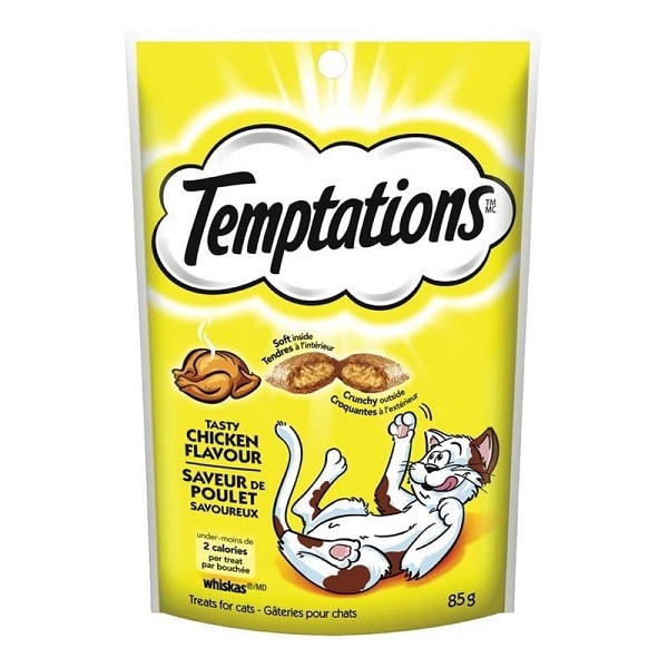 Bánh Thưởng Cho Mèo Vị Gà Temptations 85G