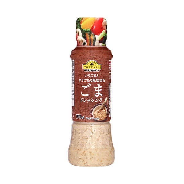 Nước Trộn Salad Mè Aeon Topvalu Chai 190Ml