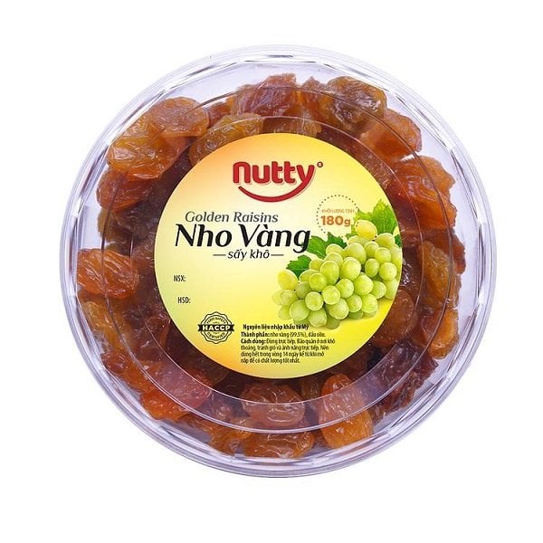 Nho Vàng Nutty 180G