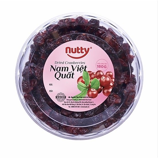 Nam Việt Quất Nutty 180G