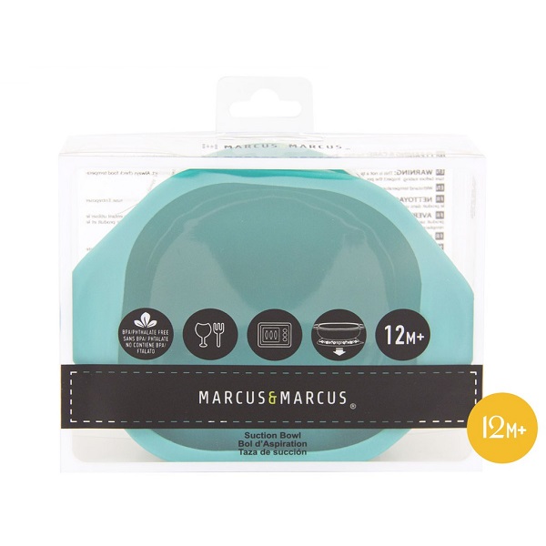 Bát Ăn Dặm Silicon Có Đế Hút Chân Không Chống Đổ Cho Bé 12M+ Marcus & Marcus - Ollie