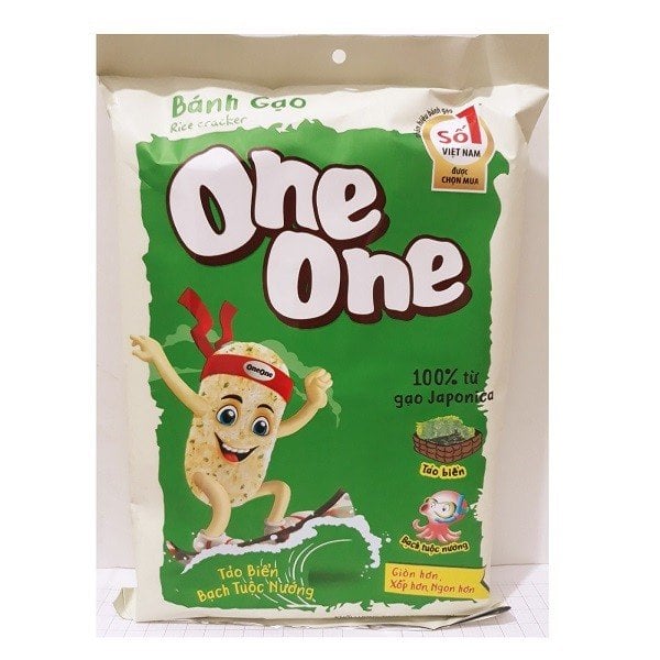 Bánh Gạo One One Tảo Biển Bạch Tuộc Nướng 104G