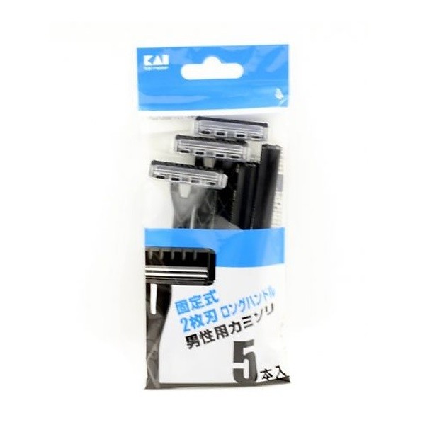 Set 5 Dao Cạo Râu 2 Lưỡi Kép Nhật Bản Kai