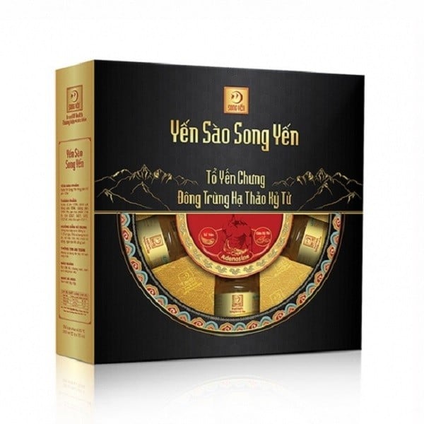 Lốc 5 Yến Sào Song Yến Đông Trùng Hạ Thảo Kỷ Tử 70Ml