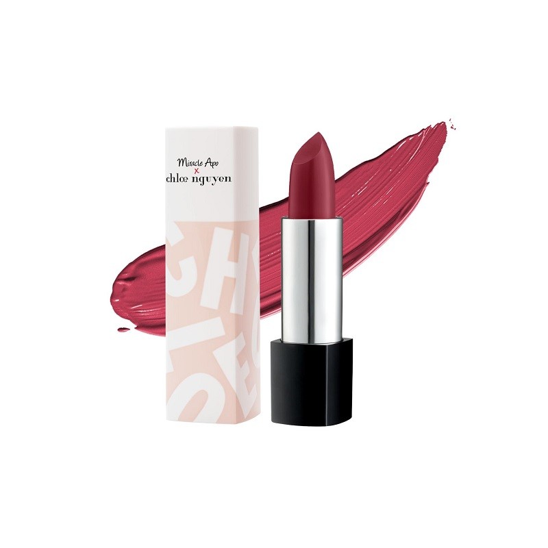 Son Lì Dưỡng Miracle Apo X Chloe Đỏ Hồng 4G