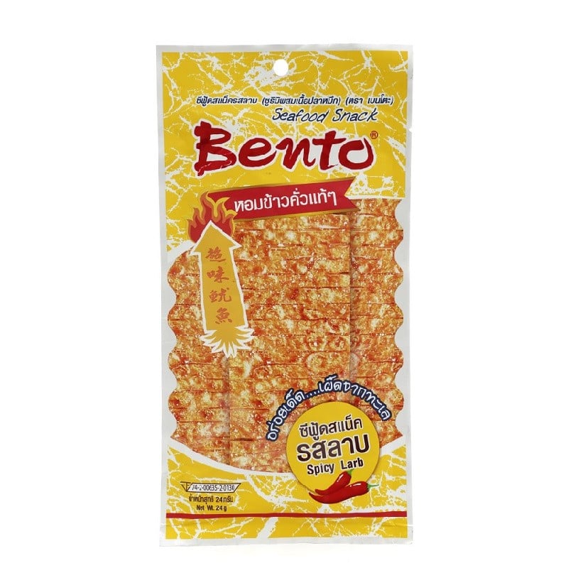 Snack Mực Tẩm Gia Vị Larb Cay Bento 24G