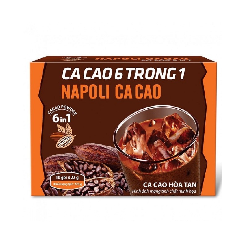 Cacao Napoli 6 In 1 10X22G
