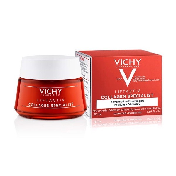 Kem Dưỡng Collagen Vichy Ngăn Ngừa & Cải Thiện Lão Hóa Da 50Ml