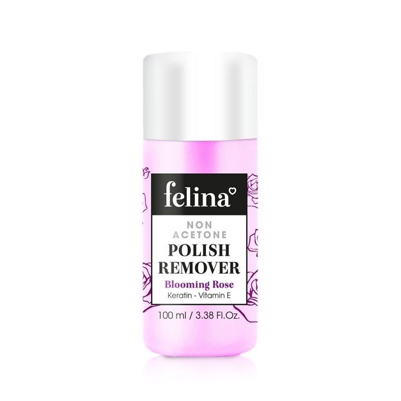 Nước Chùi Móng Felina Hoa Hồng Tím 100Ml