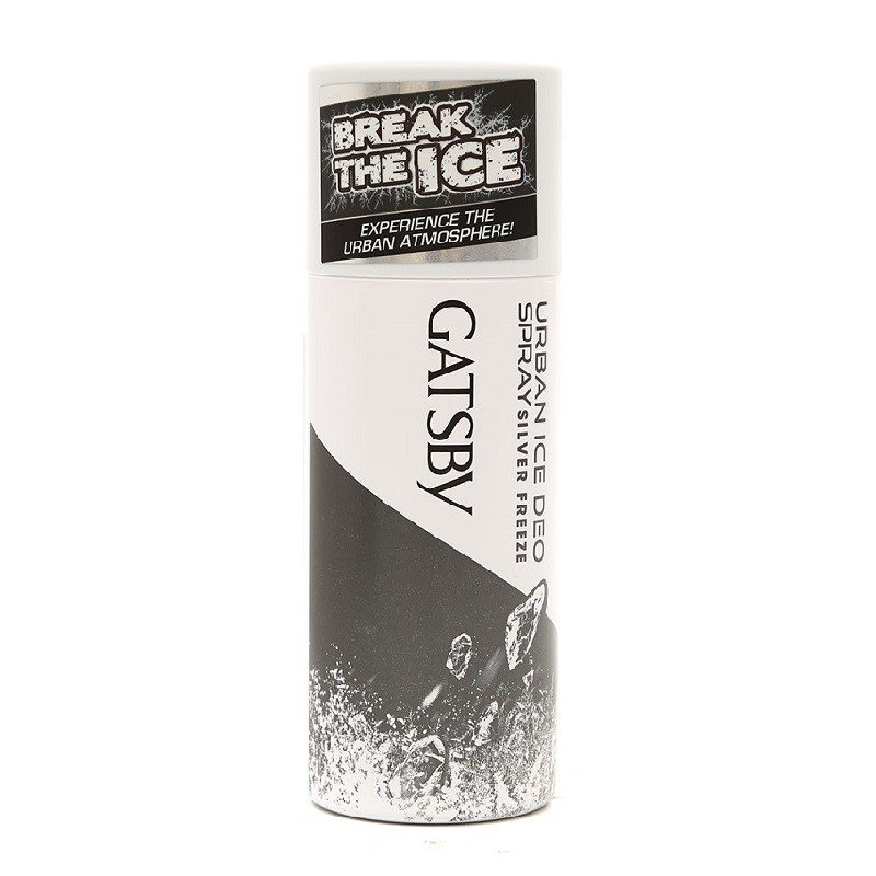 Xịt Khử Mùi Mát Lạnh Gatsby Urban Silver Freeze 150Ml