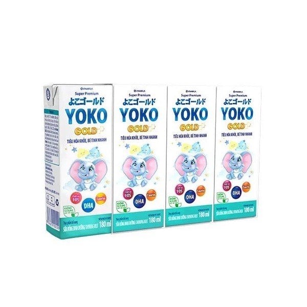 Sữa Bột Pha Sẵn Vinamilk Yoko Gold 180Mlx4