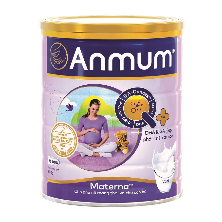 Sản Phẩm Dinh Dưỡng Anmum Materna Vanilla - Can 800G