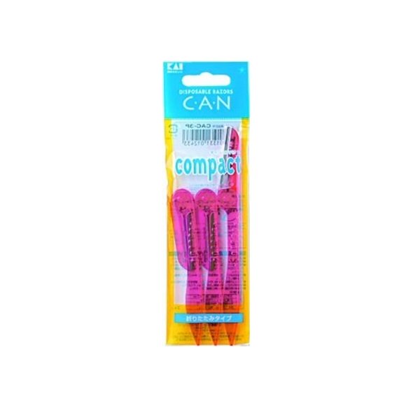 Dao Cạo Lông Mặt Kai Thân Nhựa 3 Cây Cac - 3P