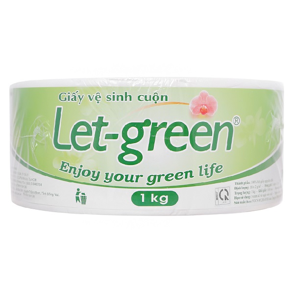 Giấy Vệ Sinh Let Green Cuộn 1Kg