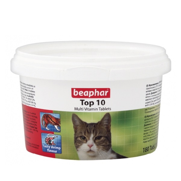 Vitamin Tổng Hợp Cho Mèo Beaphar 325010 180 Viên
