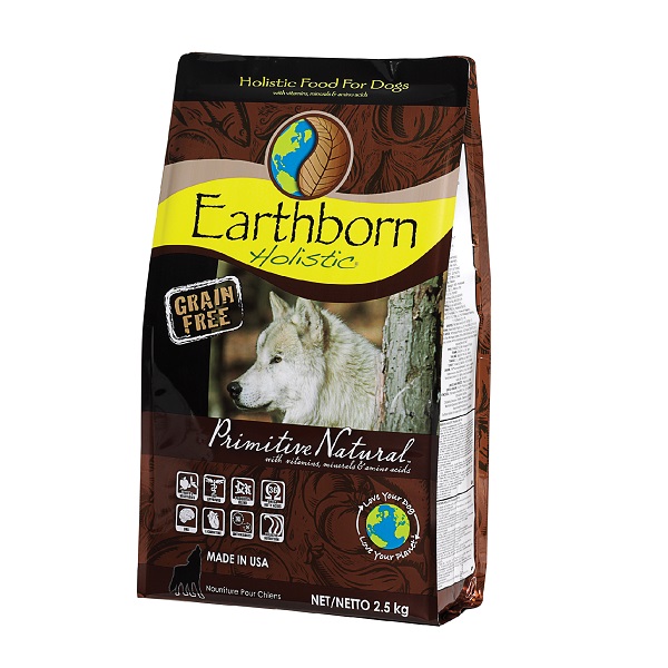 Thức Ăn Cao Cấp Cho Chó Primitive Naturual Earthborn 2.5Kg
