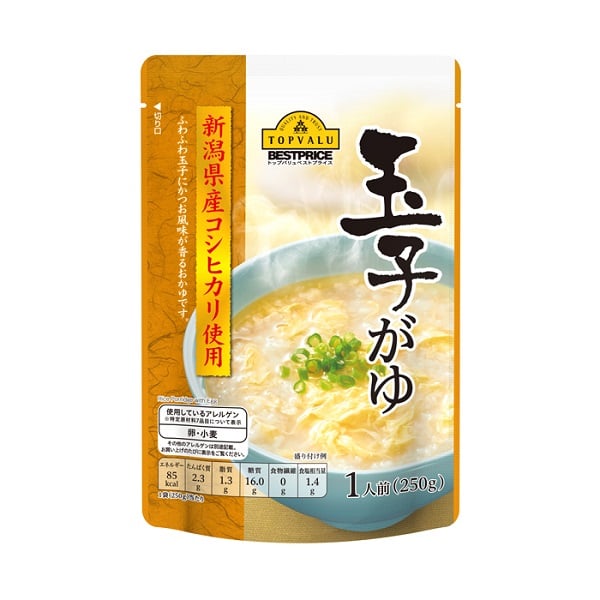 Cháo Vị Trứng Aeon Topvalu Gói 250G